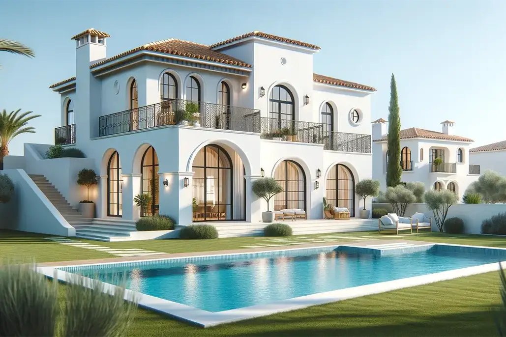 villa en costa blanca con piscina