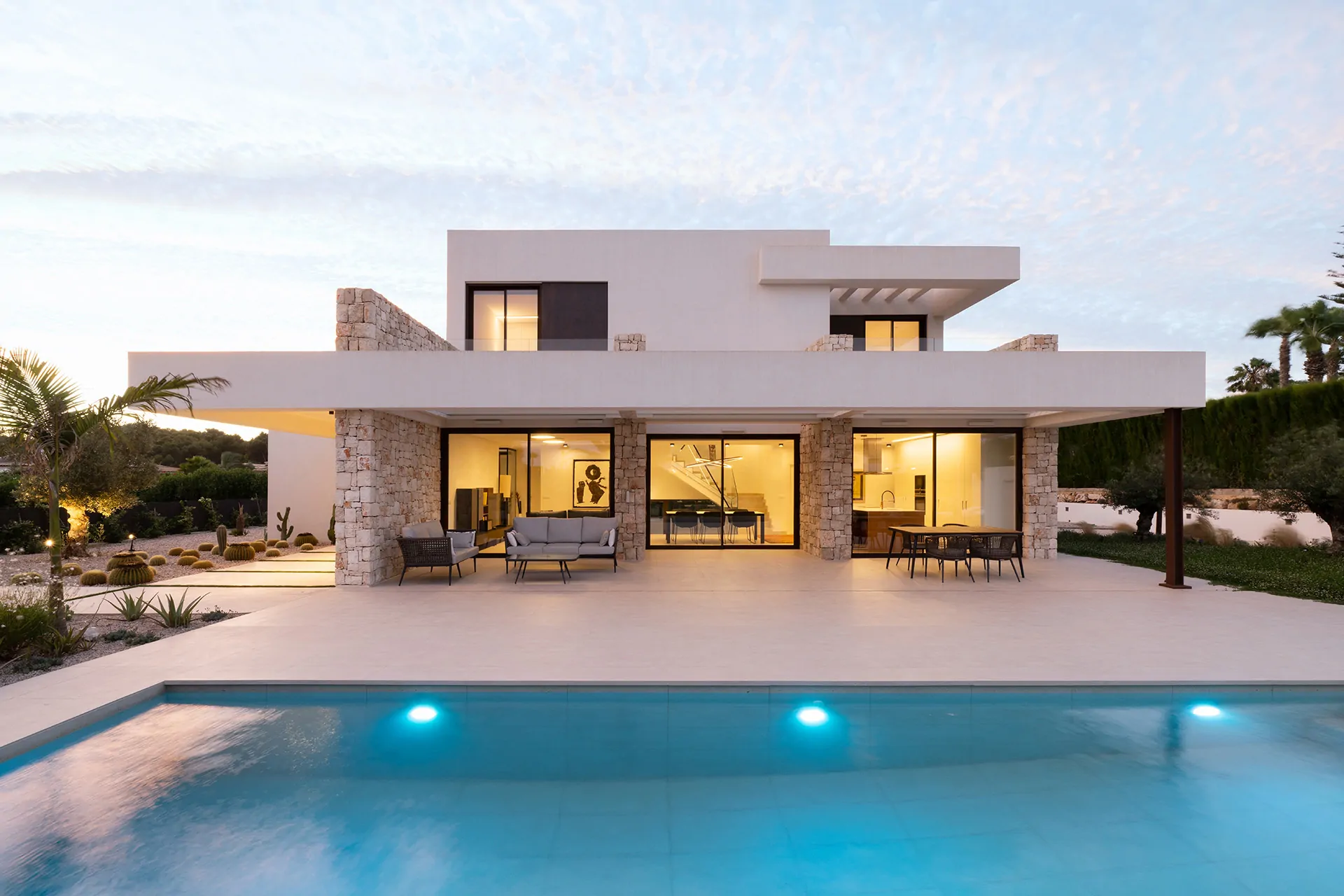 arquitecto Gandia diseño de casa con arquitectura mediterránea
