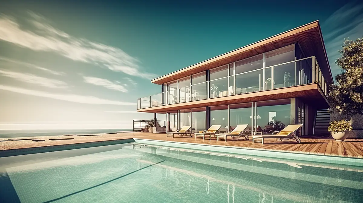 vivienda con materiales sostenibles en la costa