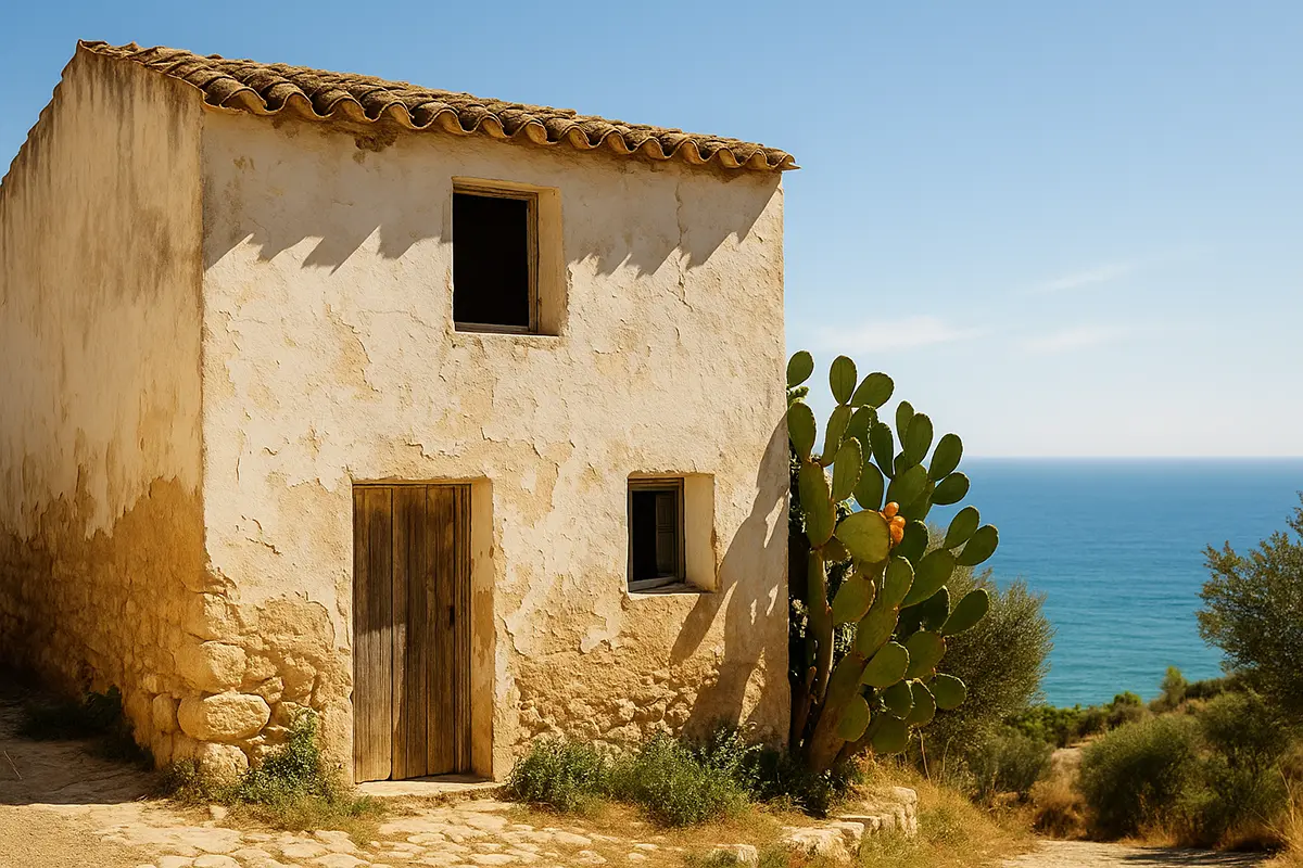Casa antigua en la Costa Blanca lista para rehabilitar con vistas al mar