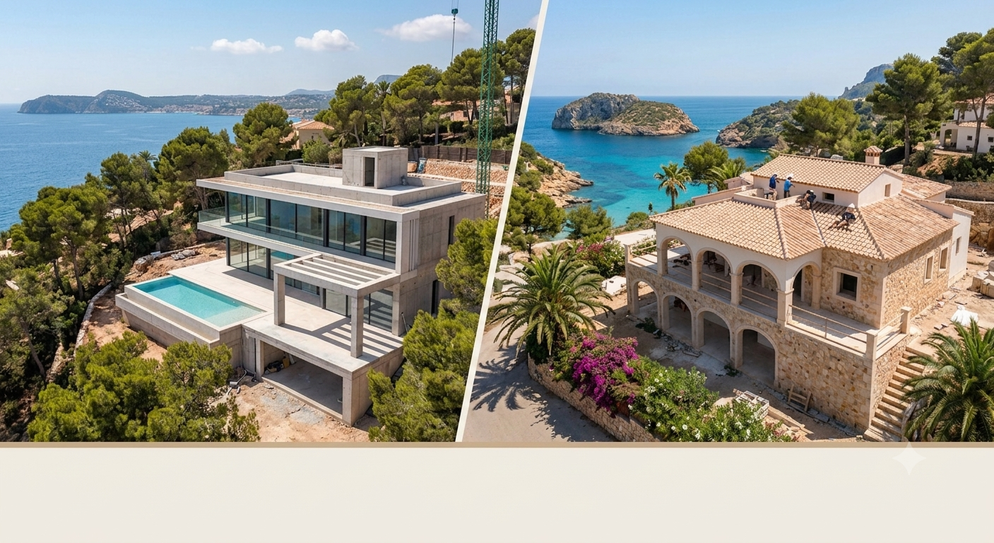 diseño de villas en javea