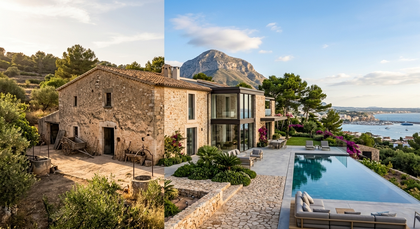 rehabilitacion de villa en denia